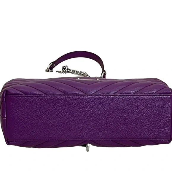 Rebecca Minkoff purple Edie flap Shoulder bag